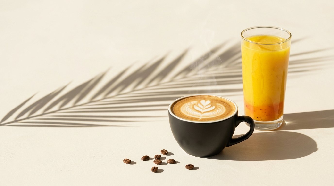 Café y jugo en El Café de UIRA
